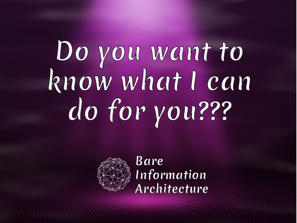 What Can I Do For You?