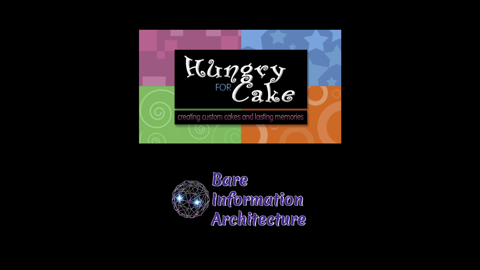 Hungry For Cake Animated Logo